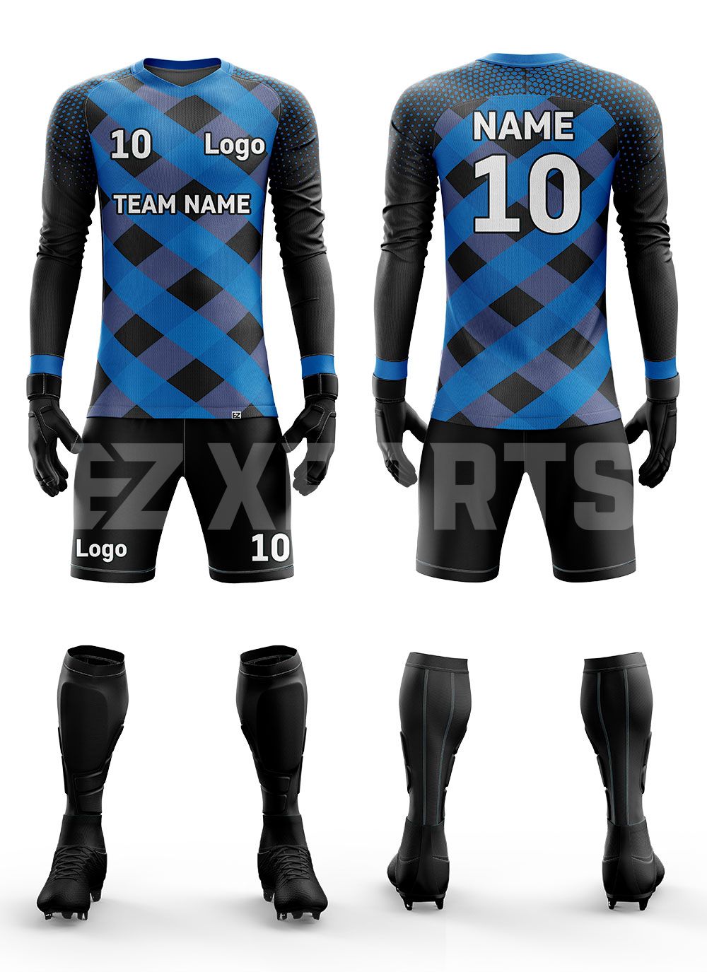 Custom Soccer Goalkeeper Uniform GK-10 – Personalized