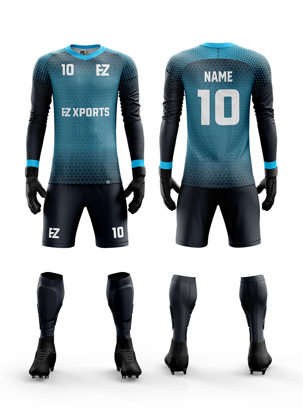 Customized Goalie Uniform - GK-12 Image -2