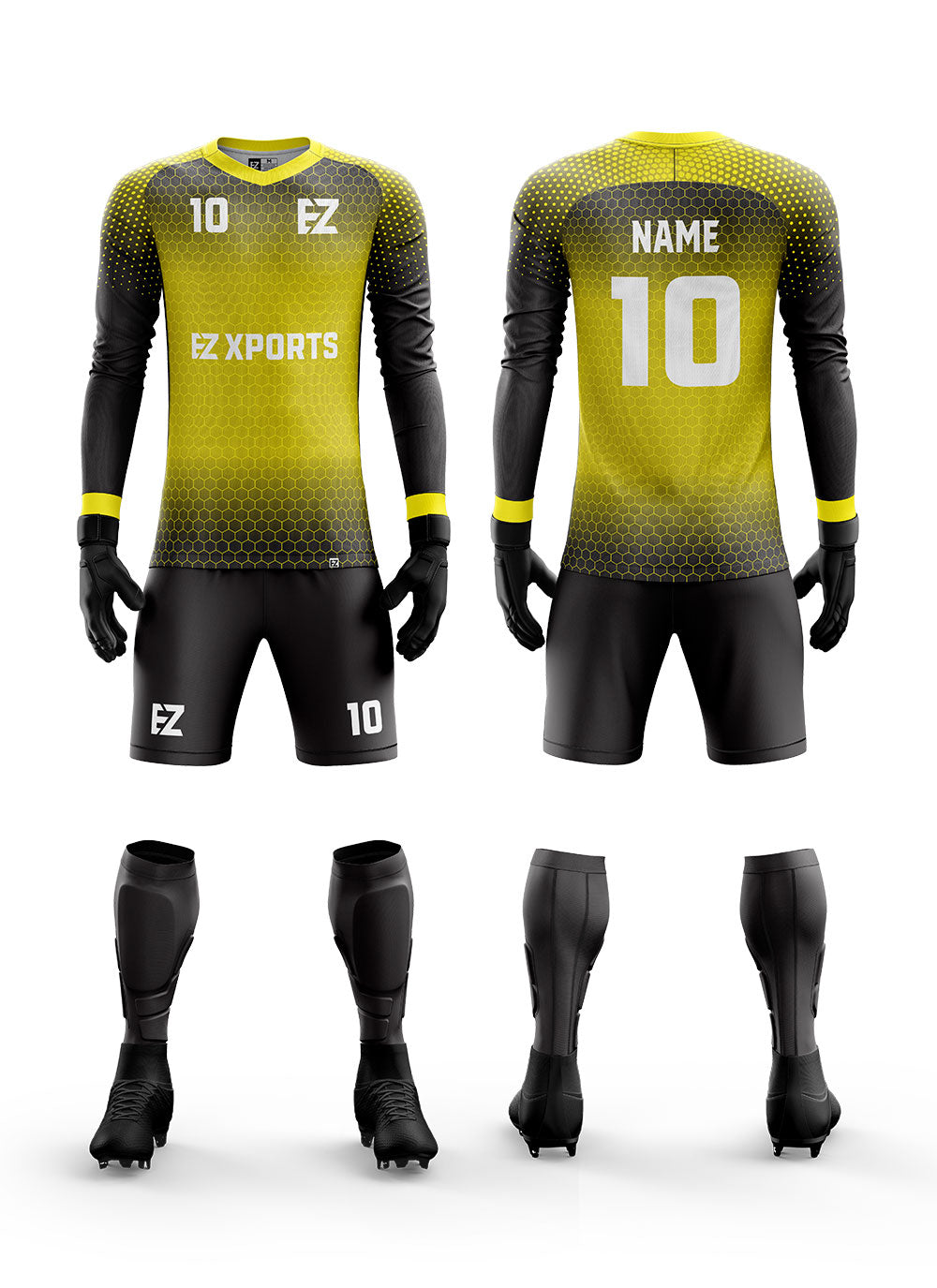 Customized Goalie Uniform - GK-12 Image -1