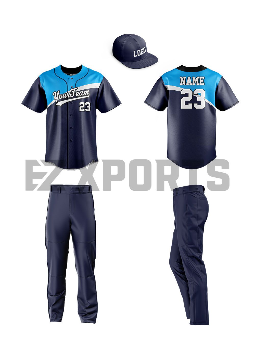 Custom Sublimation Baseball Kit BS-10