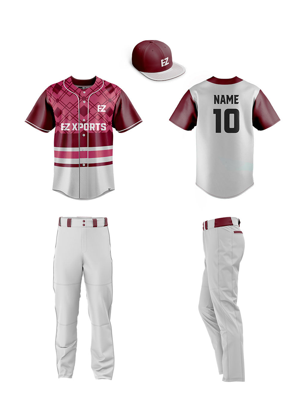 Custom Baseball Uniforms - Package 3 - Custom Baseball Jersey