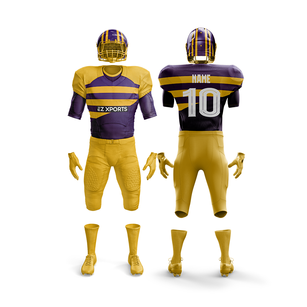Custom American Football Kit AF-7 Full Set(Top+Bottom+Socks) / Style-1