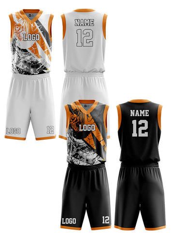 Custom Reversible Basketball Uniforms