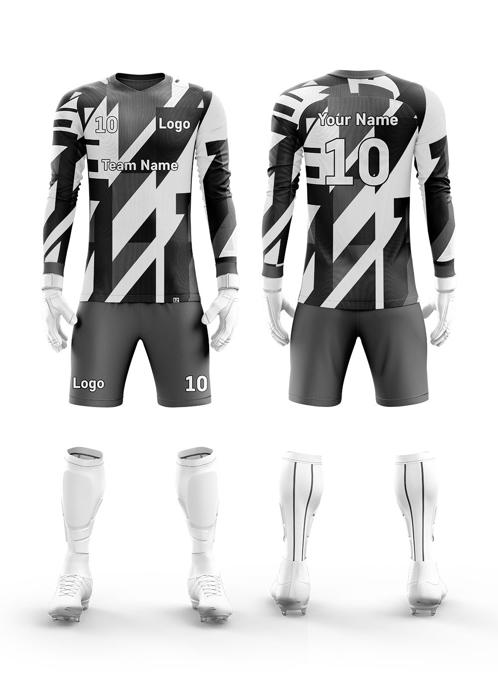 Custom Soccer Goalkeeper Uniform - GK-3 Image -3