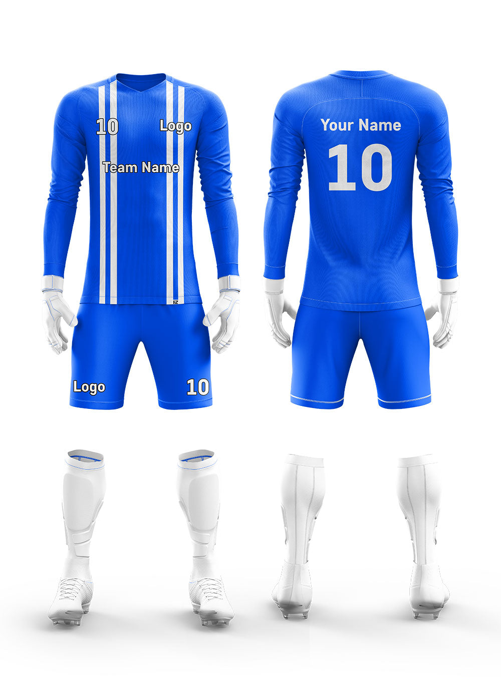 Personalized Soccer Goalkeeper Uniform - GK-1 Image -3