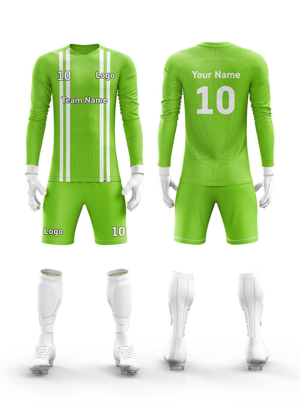 Personalized Soccer Goalkeeper Uniform - GK-1 Image -1