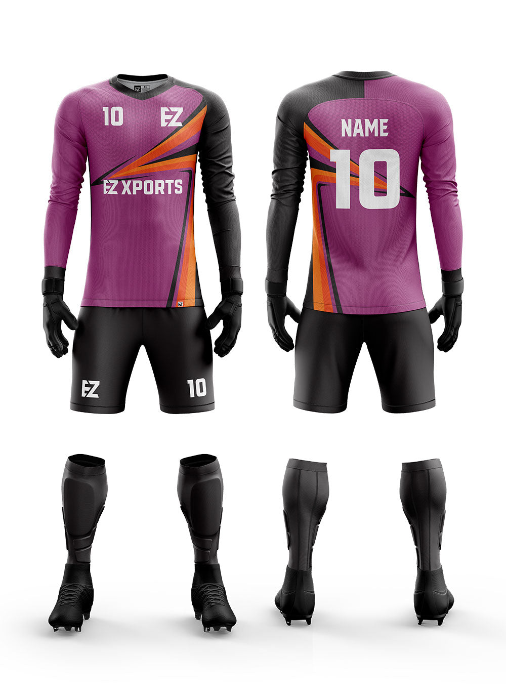 Customized Goalie Uniform - GK-11 Image -3