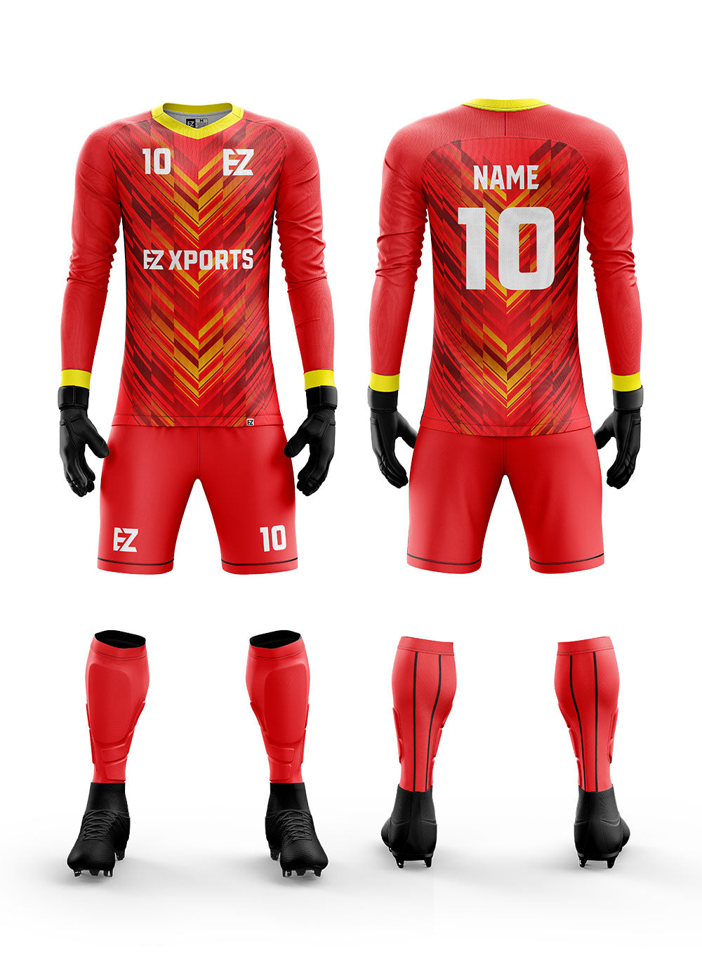 Customized Goalkeeper Kit - GK-14 Image -2