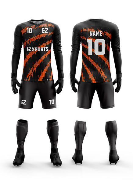 デンソーカップサッカー中国四国大学選抜GKゴールキーパーユニフォーム2枚セット ez-xports-goalkeeper-jersey-