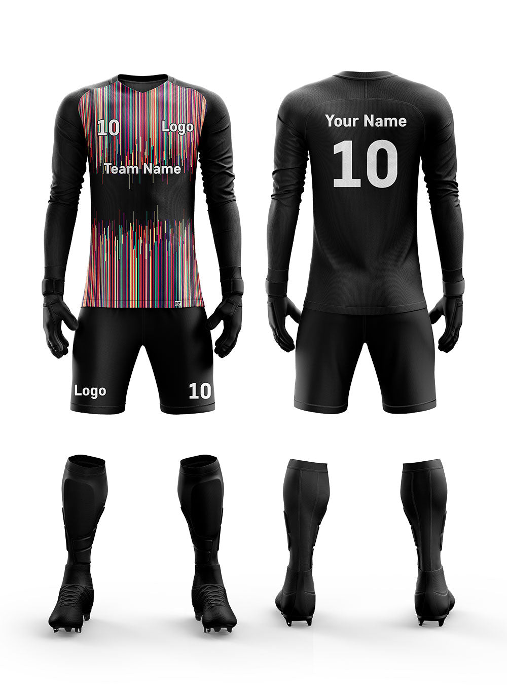 Personalized Soccer Goalkeeper Uniform - GK-2 Image -1