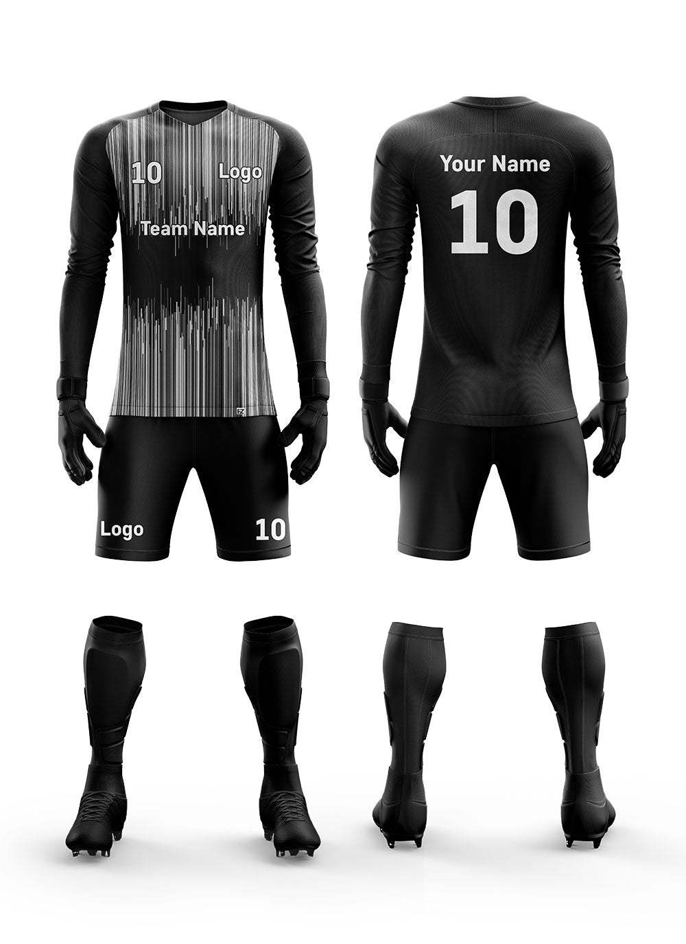 Personalized Soccer Goalkeeper Uniform - GK-2 Image -2