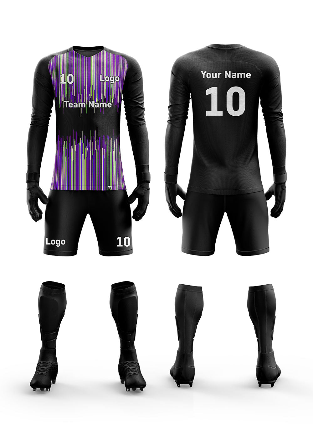 Personalized Soccer Goalkeeper Uniform - GK-2 Image -3