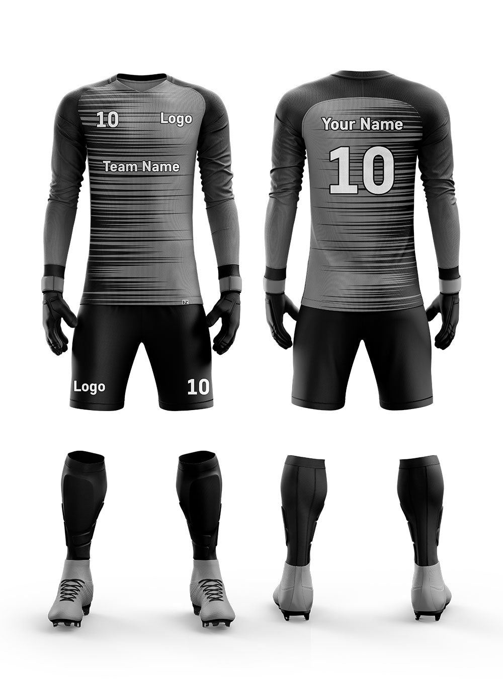 Personalized Soccer Goalkeeper Uniform - GK-5 Image -3