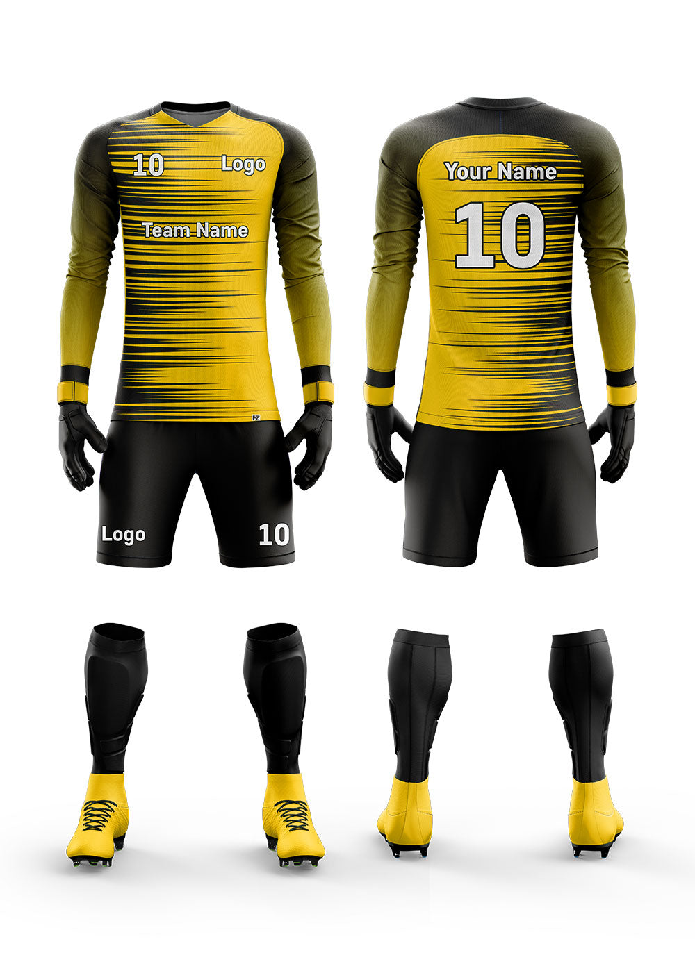 Personalized Soccer Goalkeeper Uniform - GK-5 Image -2