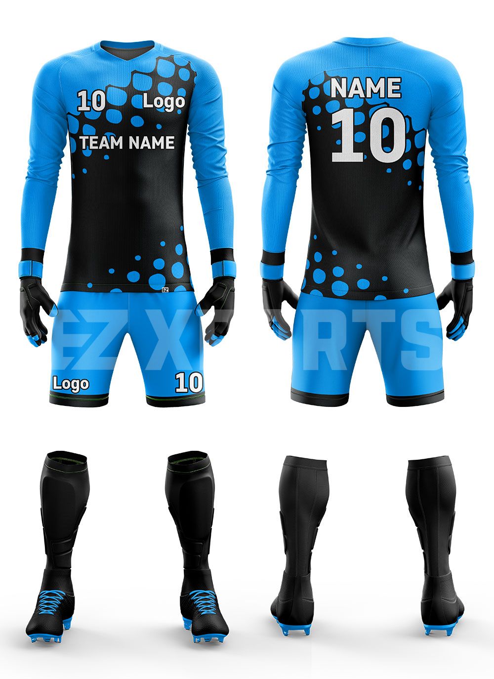 新品　NEW goal keeper ユニフォームセット　football Customized Goalkeeper Uniforms, Jerseys & shorts