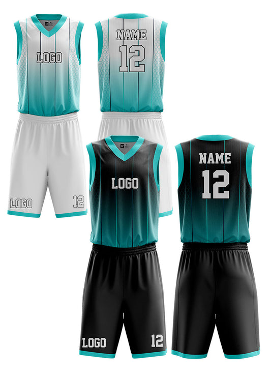 RBU-2 Custom Reversible Basketball Uniform