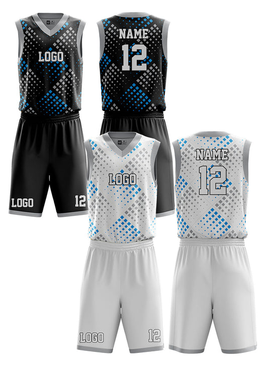 RBU-4 Custom Reversible Basketball Uniform