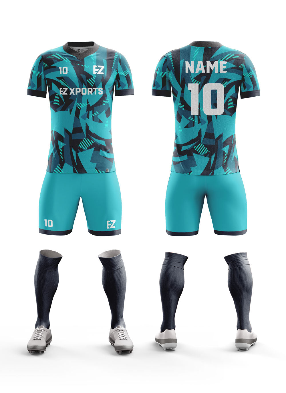 Custom Sublimated Soccer Uniform - A-10 Image -2