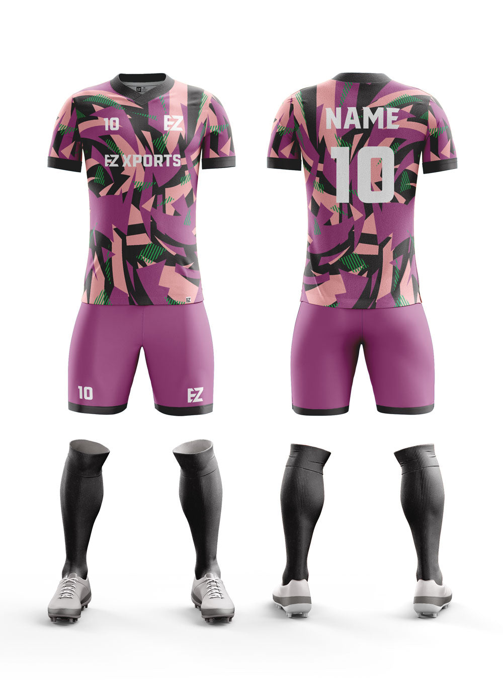 Custom Sublimated Soccer Uniform - A-10 Image -1