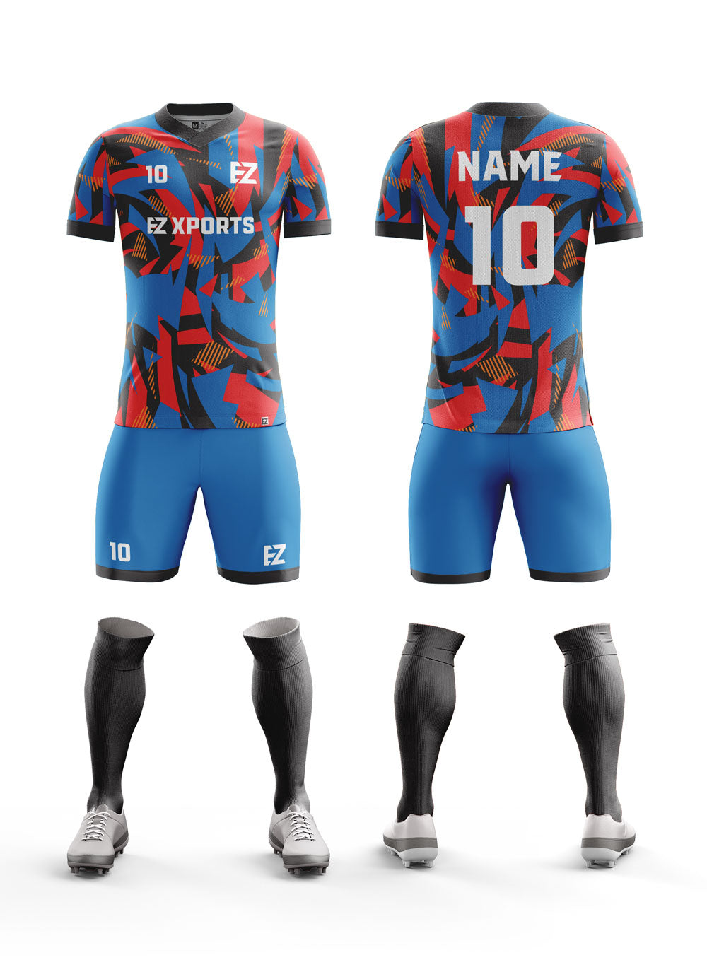 Custom Sublimated Soccer Uniform - A-10 Image -3