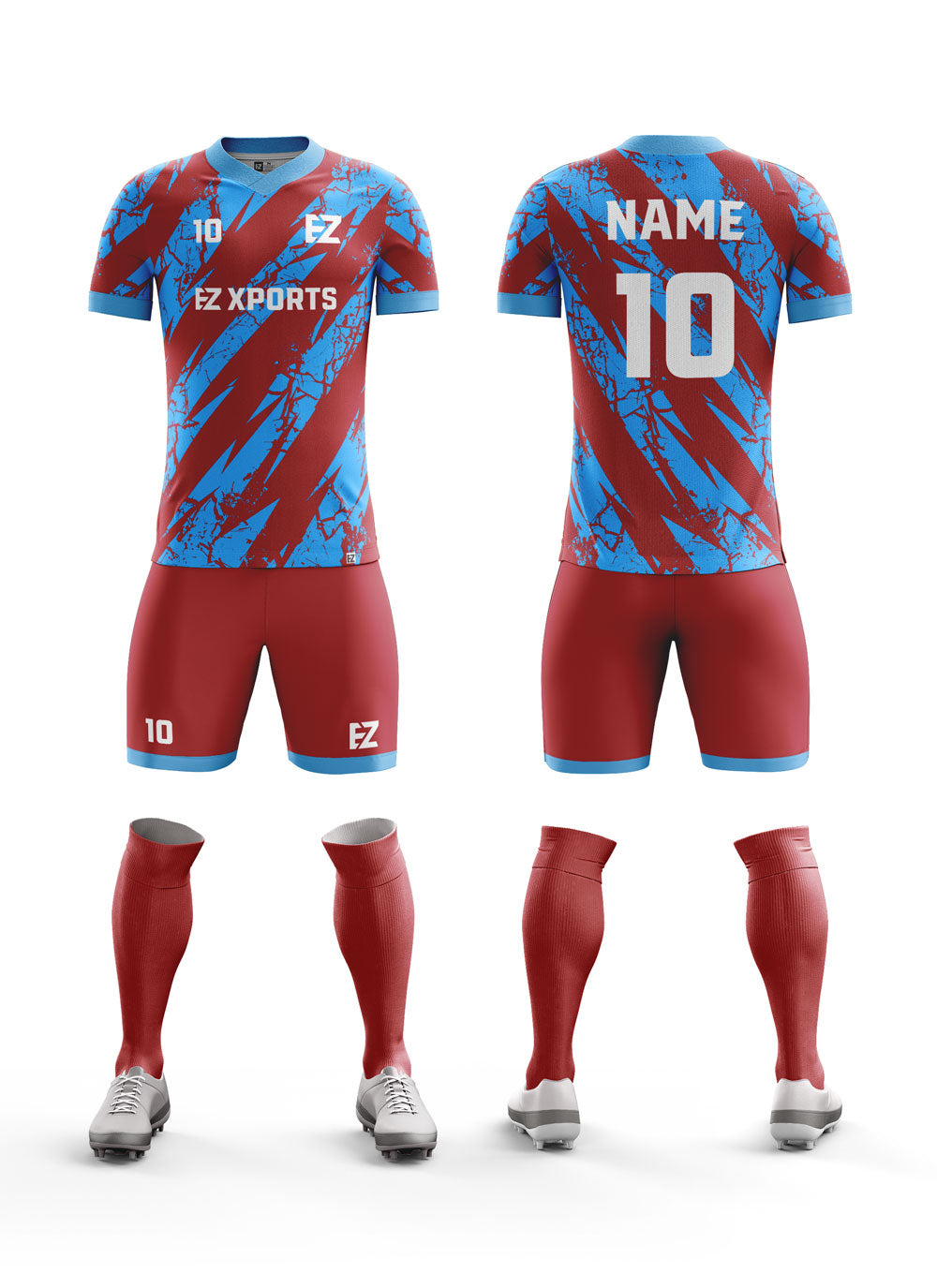 Customized Soccer Uniform - A-22 Image -1