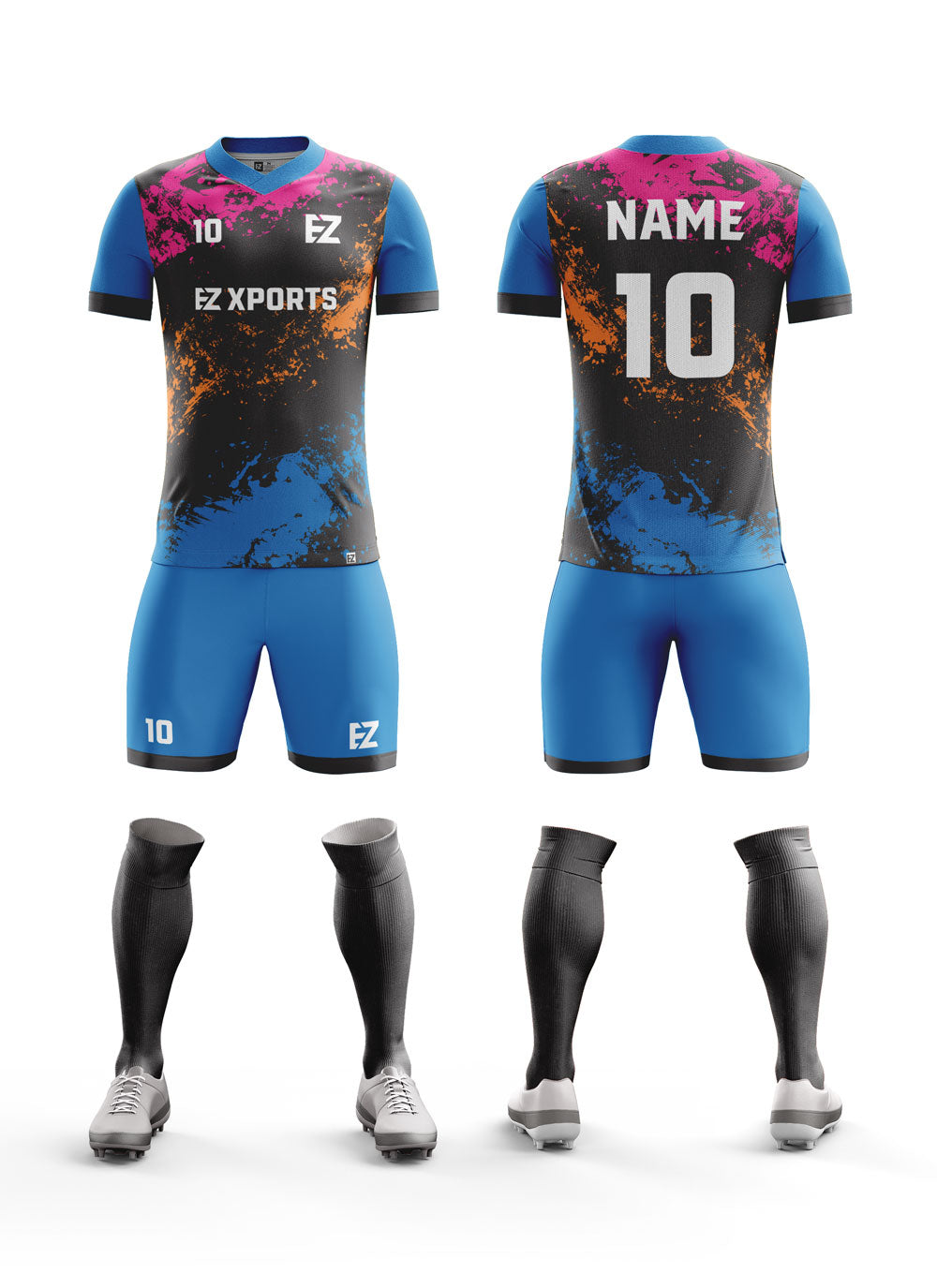 Fully Customized Sublimated Soccer Kit - A-6 Image -1