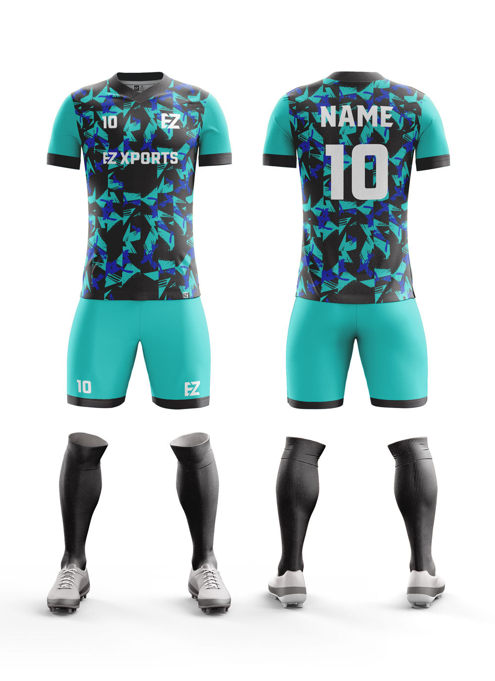 Fully Customized Sublimated Soccer Kit - A-7 Image -1